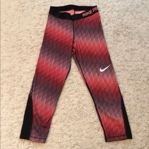 Nike Pro Running Dri-Fit XS Workout Capris.